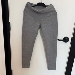 Lululemon Heather Gray Fleece lined Leggings